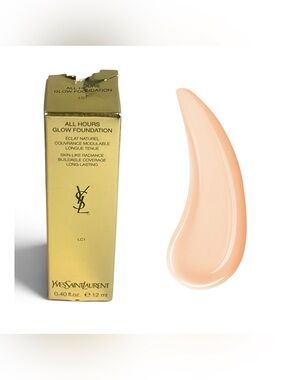 Yves Saint Laurent YSL All Hours Glow Foundation LC1 0.40 fl. oz. NIB!
